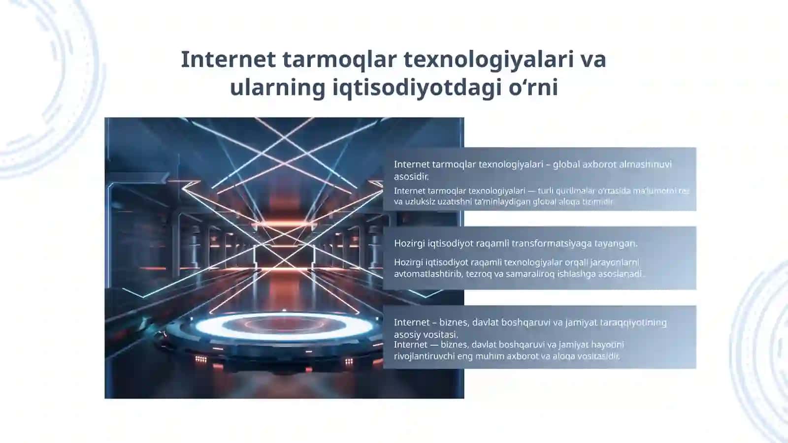 Internet tarmoqlari 3