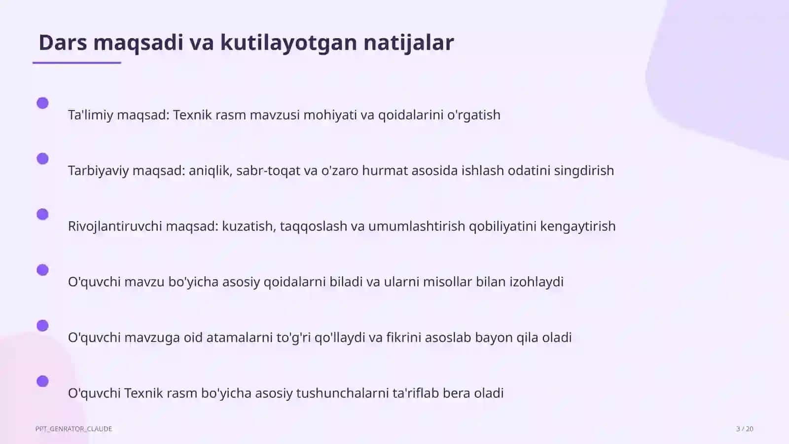Texnik rasm (8-sinf) 3