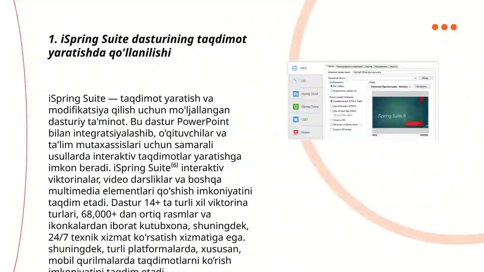 iSpring Suite, HotPotatoes, MyTestX, EasyQuisy dasturlari 3