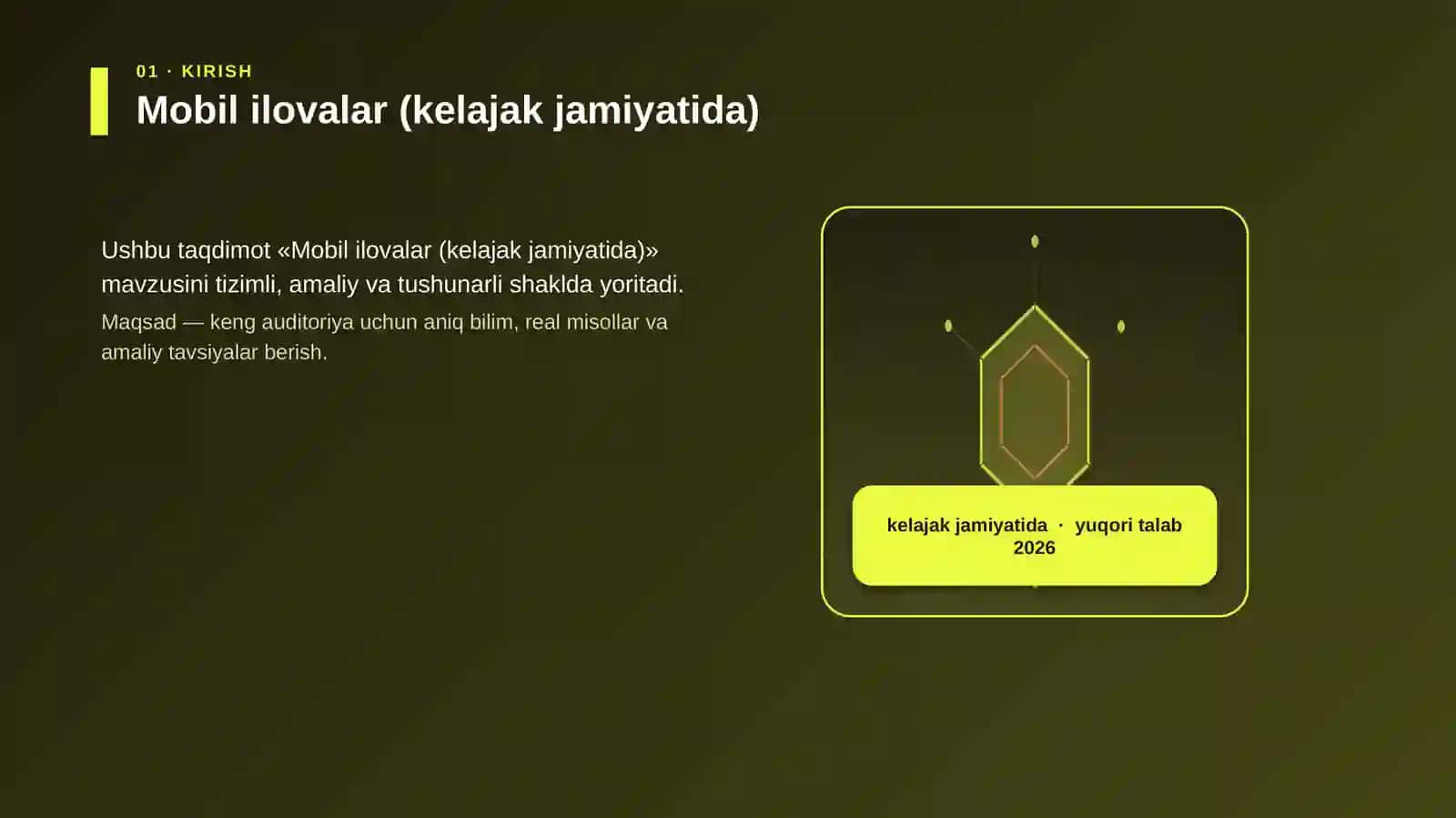 Mobil ilovalar (kelajak jamiyatida) 3