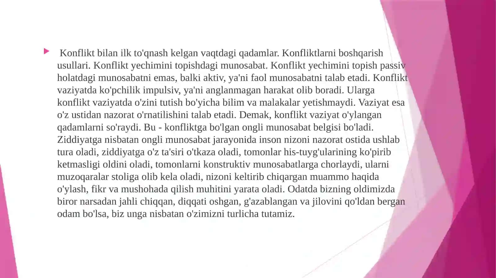Konfliktlarni boshqarish tartiblari va usullari 3