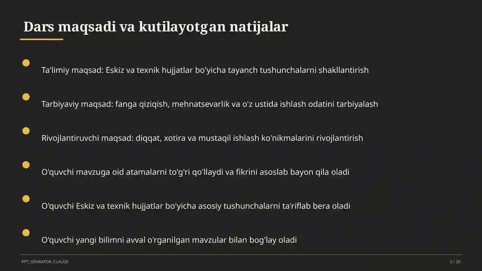 Eskiz va texnik hujjatlar (9-sinf) 3