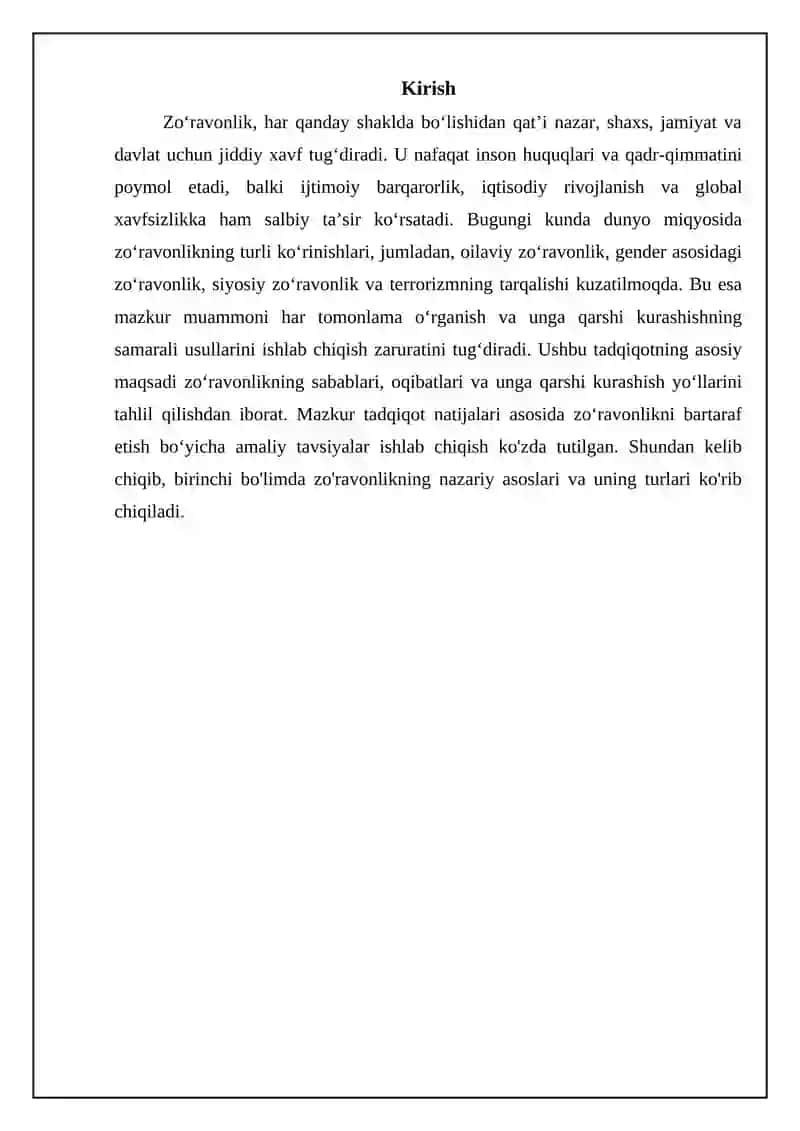 Zoʻravonlikning zararli oqibatlari 3