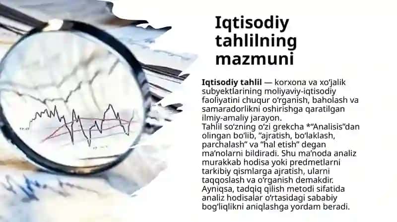Iqtisodiy Tahlil Predmeti va Asosiy Vazifalari 3