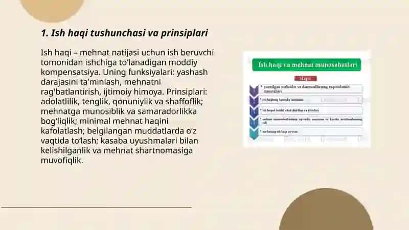 Ish haqqi va mehnat munosabatlari 3