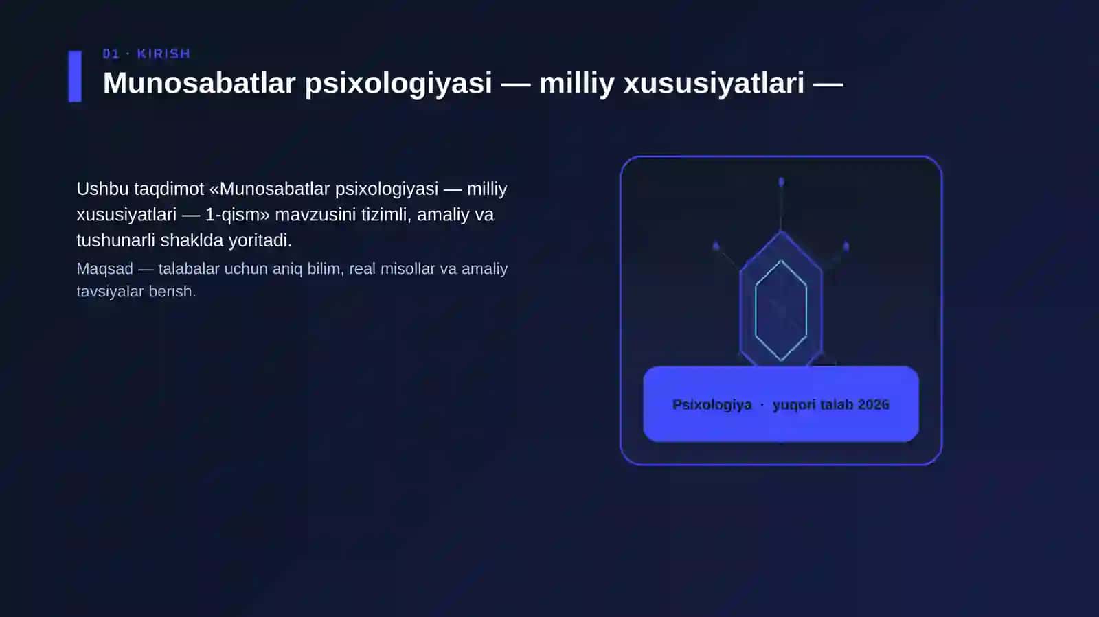 Munosabatlar psixologiyasi — milliy xususiyatlari — 1-qism 3