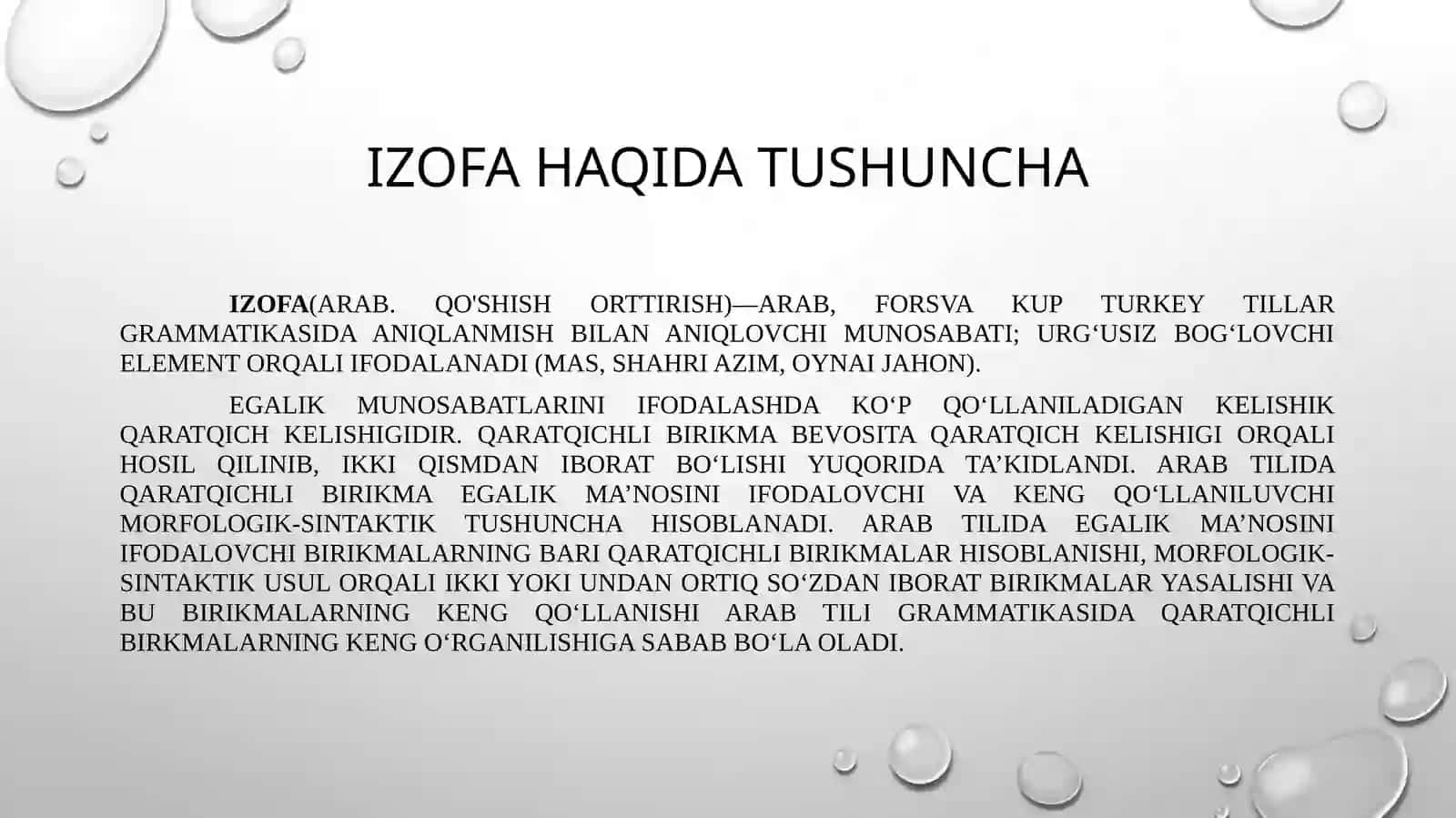 Izofa va uning ko’rinishi 3