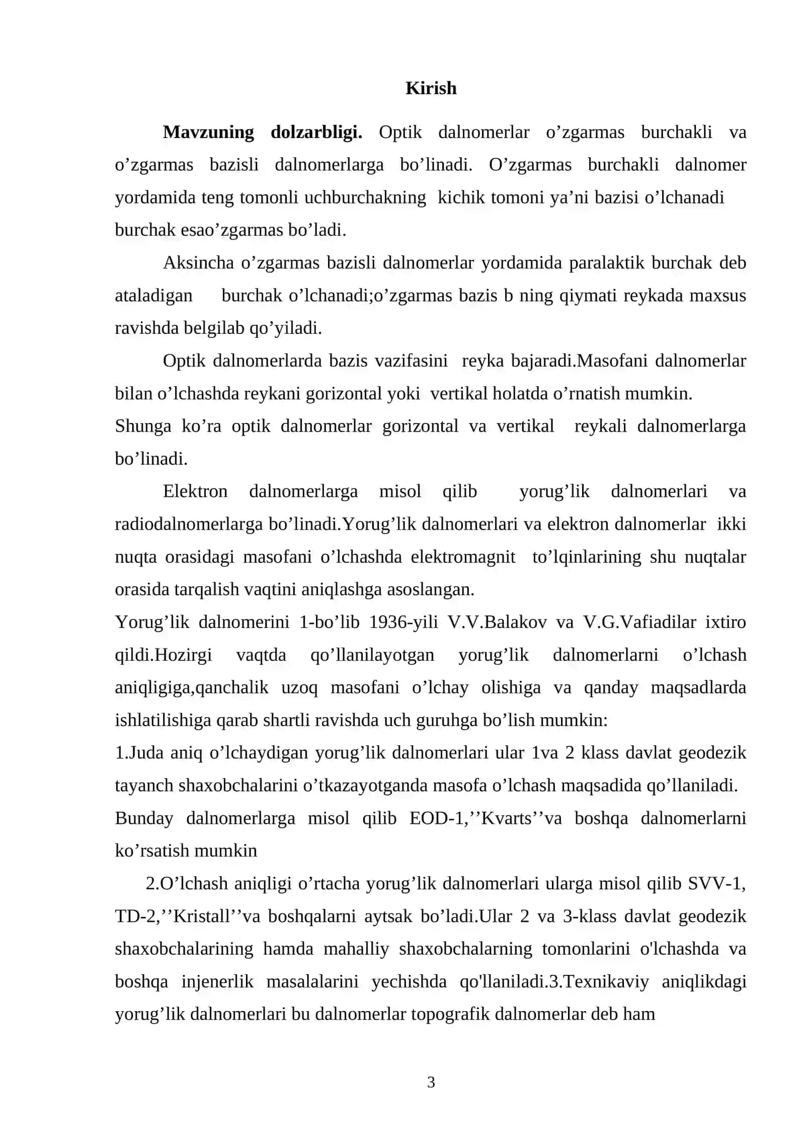 OPTIK VA ELEKTRON DALNOMERLARDA CHIZIQ O‘LCHASH MOHIYATI VA ANIQLIGI 3