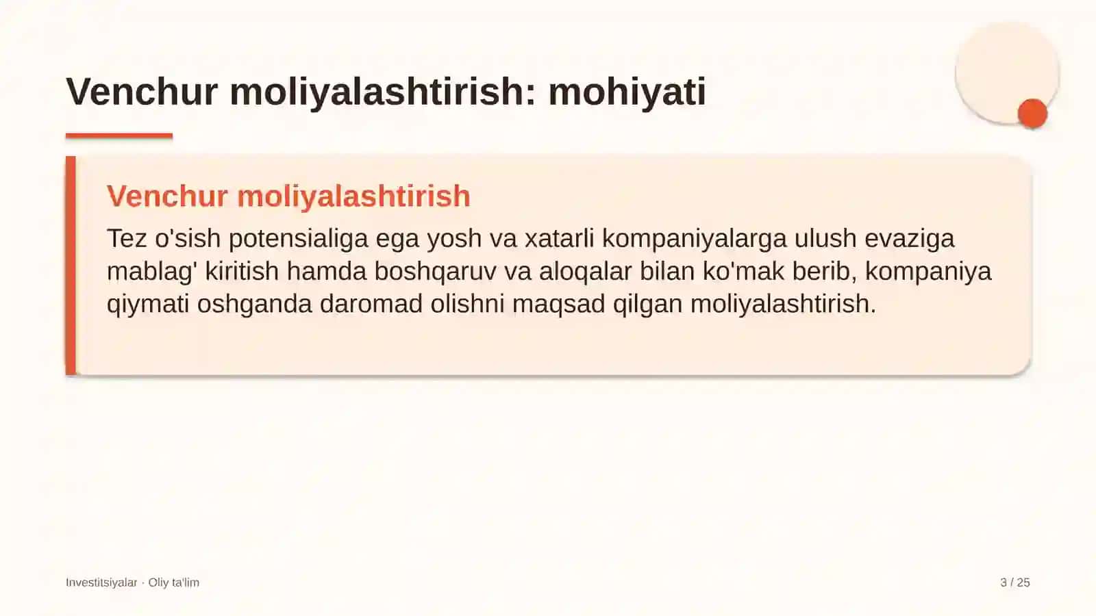 G'allachilikda venchur moliyalashtirish 3