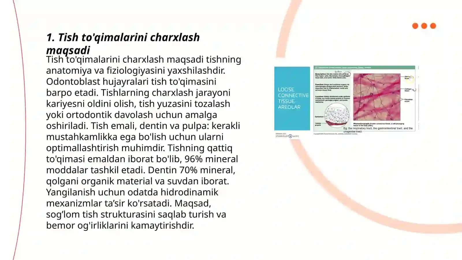 Tish qattiq to'qimalarini charxlash bosqichlari va uning tamoyillari 3