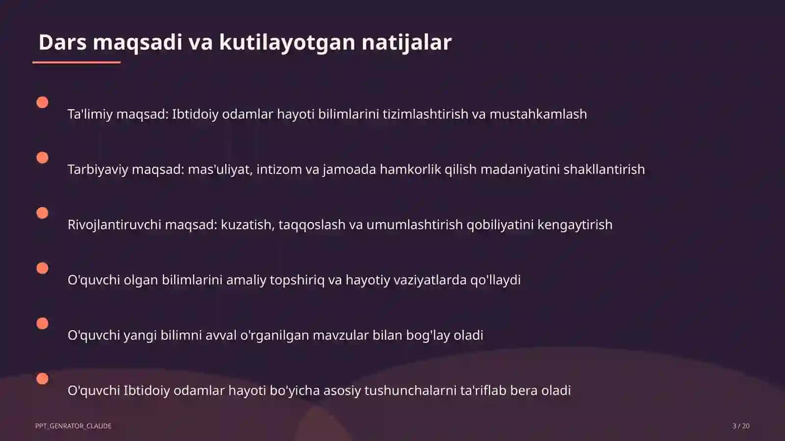 Ibtidoiy odamlar hayoti (5-sinf) 3