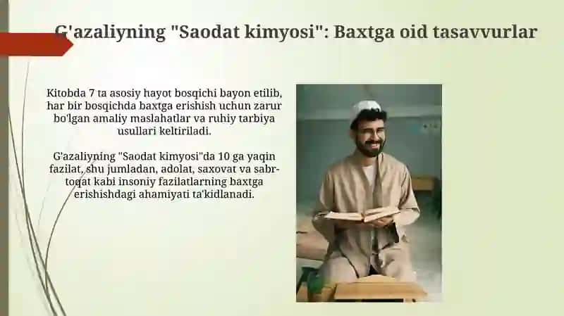 Saodat kimyosi 3