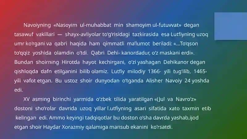 Lutfiy Hayoti va Ijodi 3