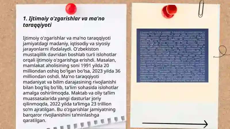 Ijtimoiy o'zgarishlarning ma'no taraqqiyotiga ta'siri 3