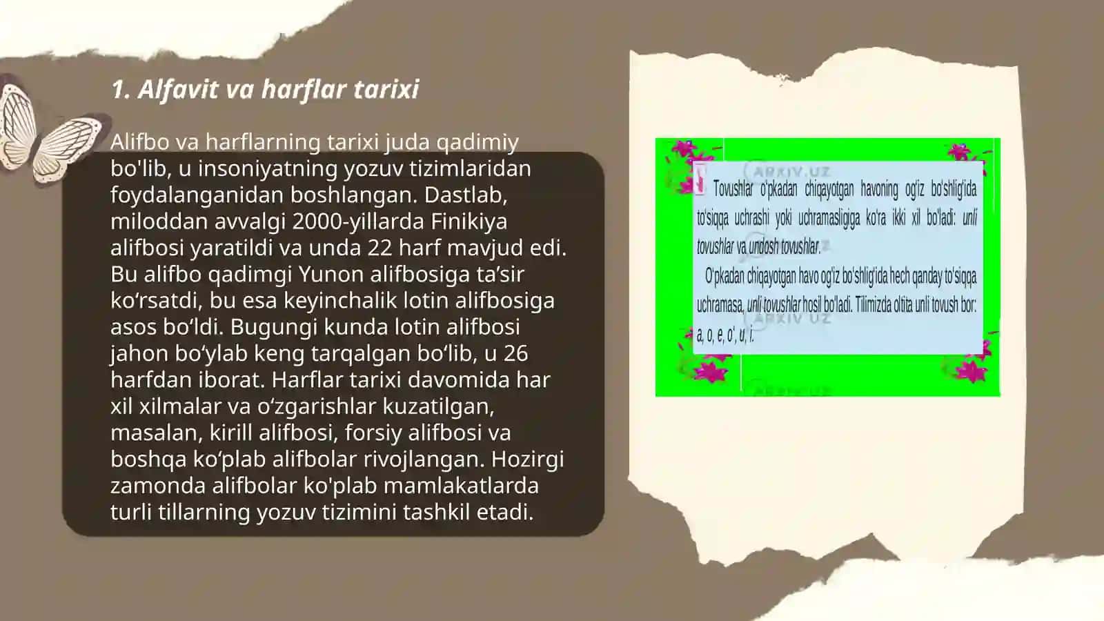 Alfavit va harflar tarixi 3