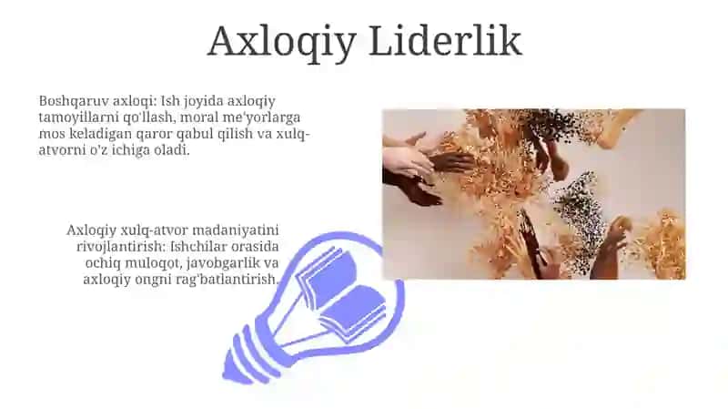 Axloqiy Liderlik 3