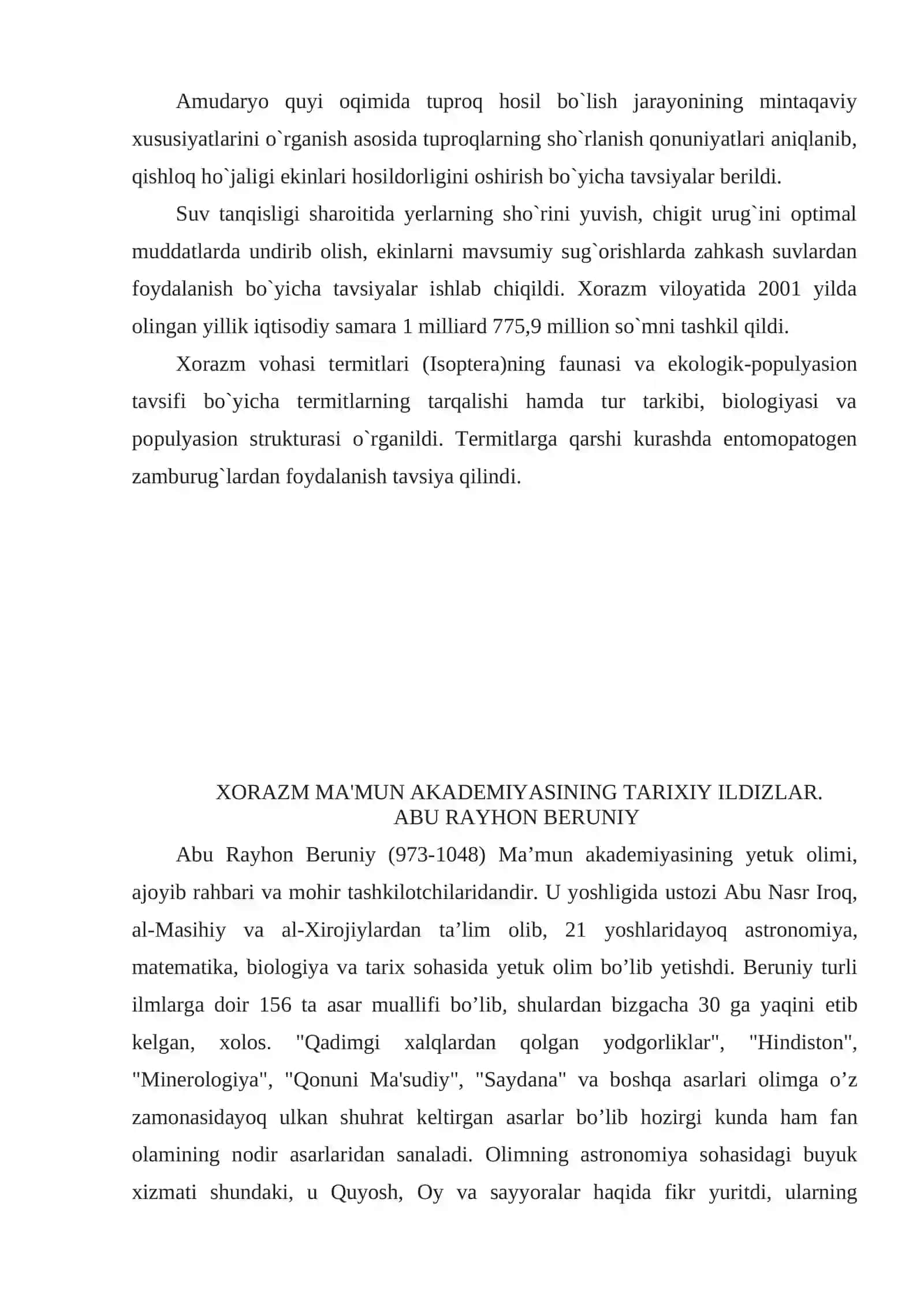Xorazm Ma’mun akademiyasi va uning faoliyati 3