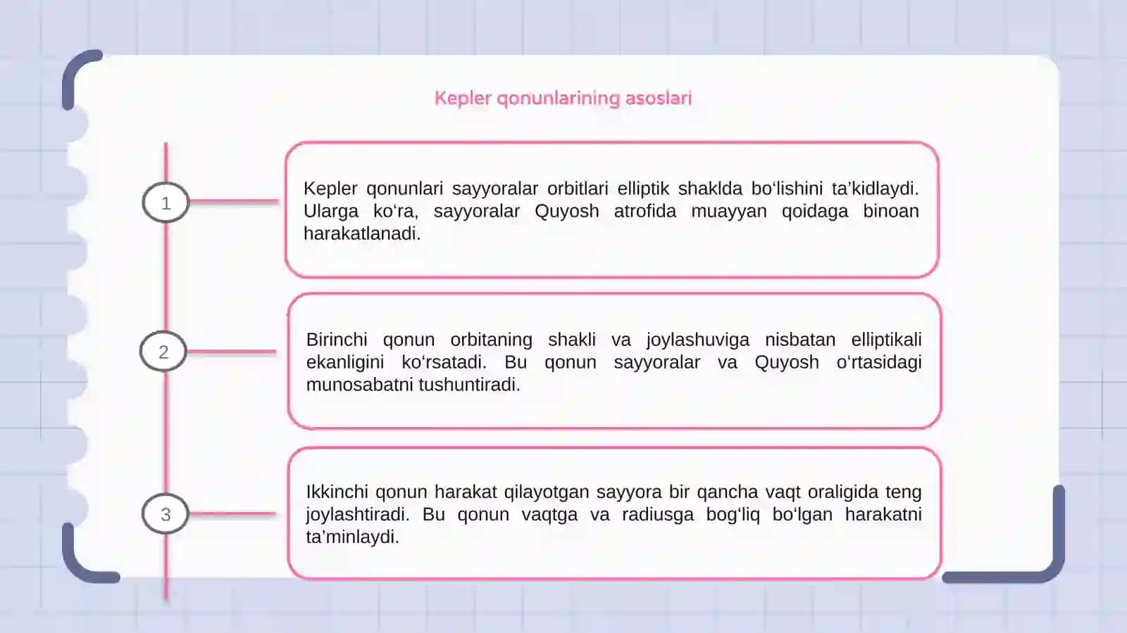Kepler qonunlari 3