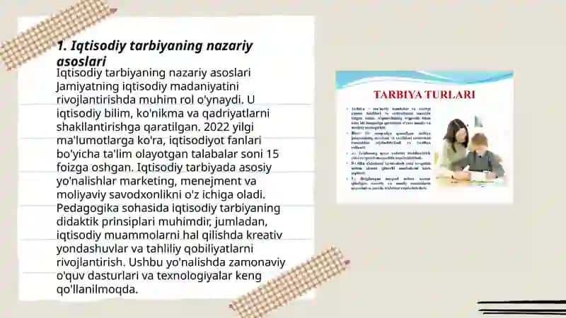 Iqtisodiy Tarbiyaning Nazariy Asoslari 3