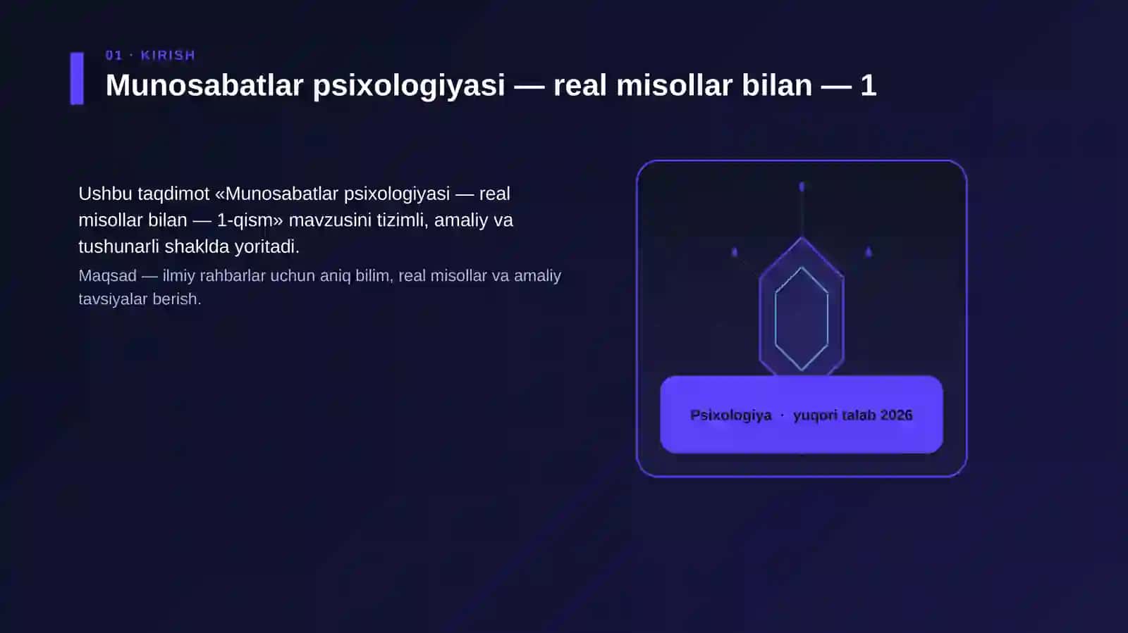 Munosabatlar psixologiyasi — real misollar bilan — 1-qism 3