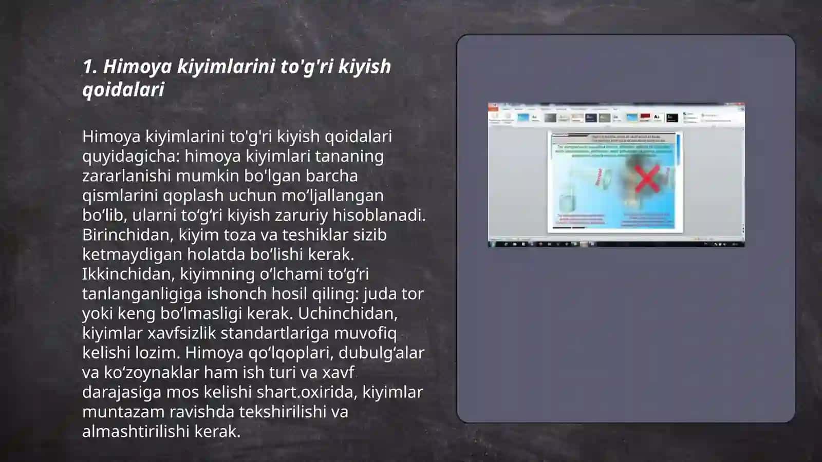 Organik kimyoda laboratoriya ishlashda texnika xavfsizlik qoidasi 3