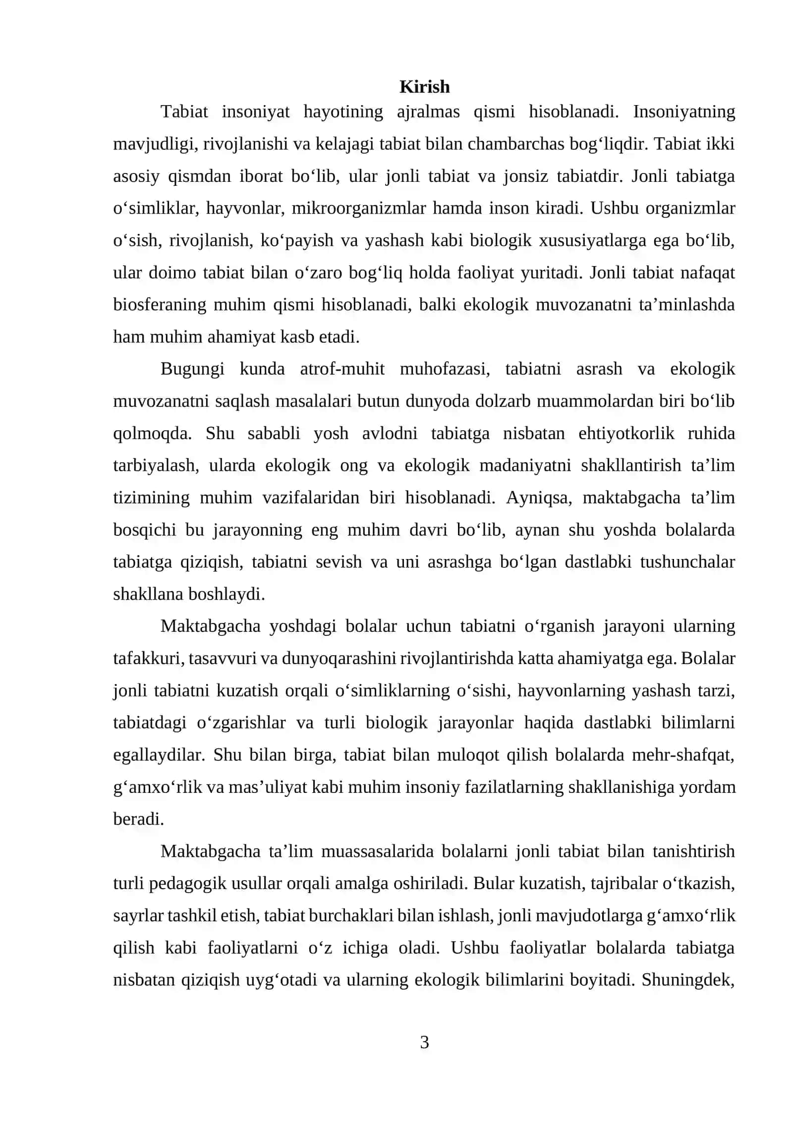 Jonli tabiat tushunchasi va uning ilmiy asoslari 3