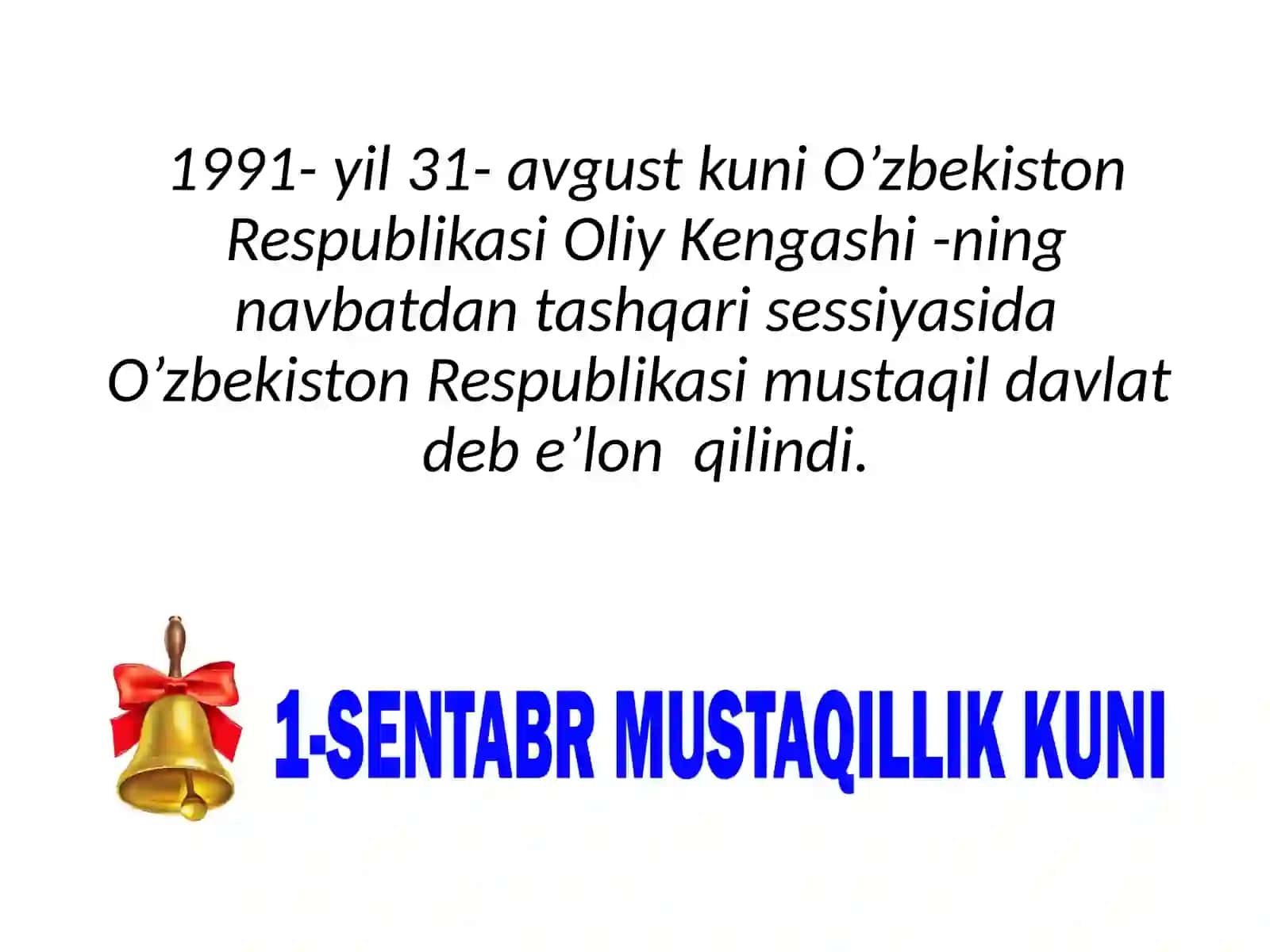 "Mustaqillik  nuri" 3
