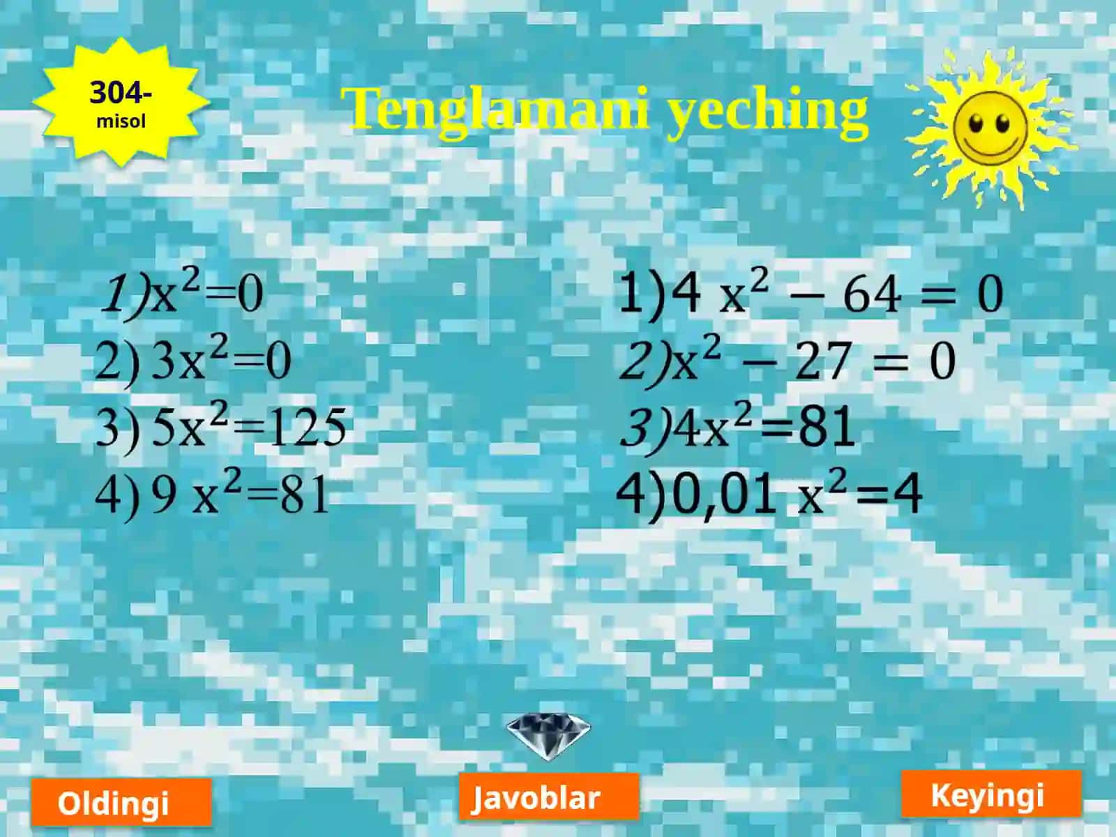 Chalak kvadratlar 3