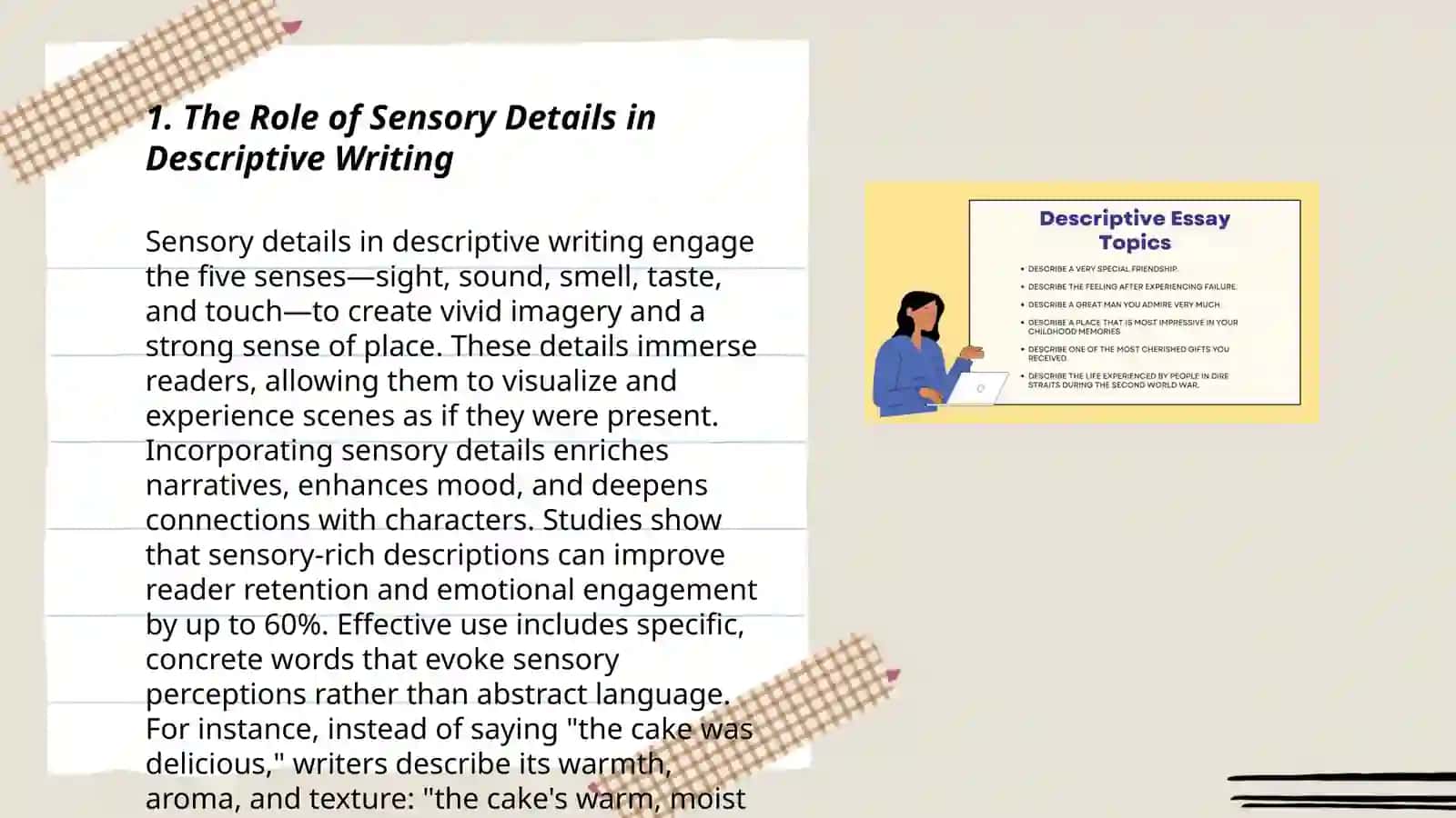 Descriptive essay - Theoretical part 3