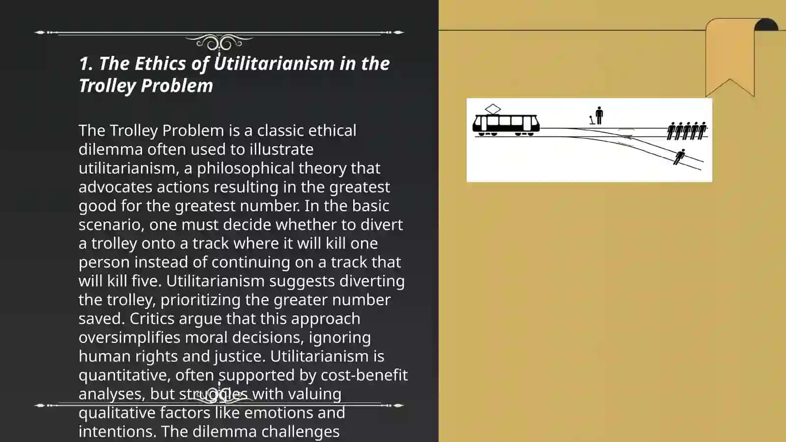 Trolley Problem: Moral Dilemma and Human Decision-making 3