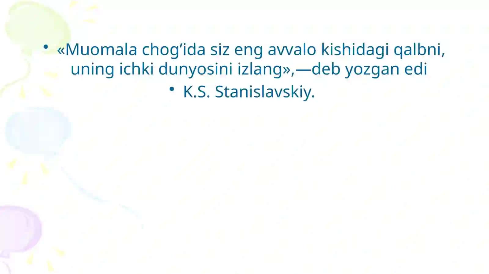 MULOQOT HAQIDA TUSHUNCHA 3