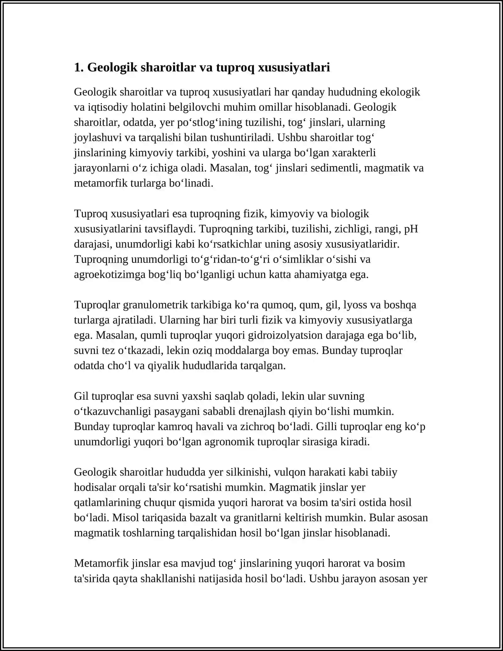 GIDROTEXNIKA INSHOATLAR XAFSIZLIGIGA TA'SIR ETUVCHI OMILLAR 3