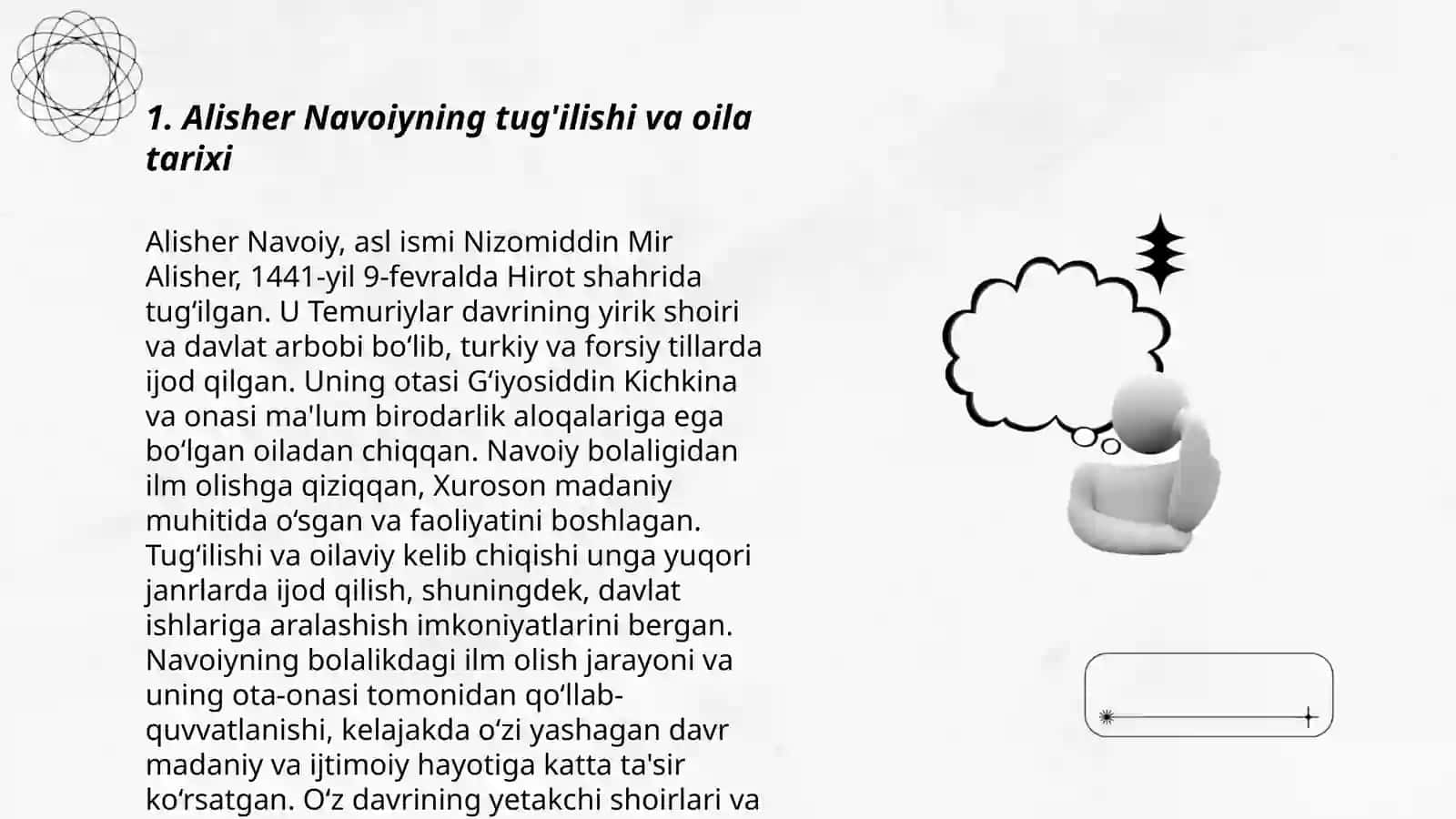Alisher Navoiy hayoti 3