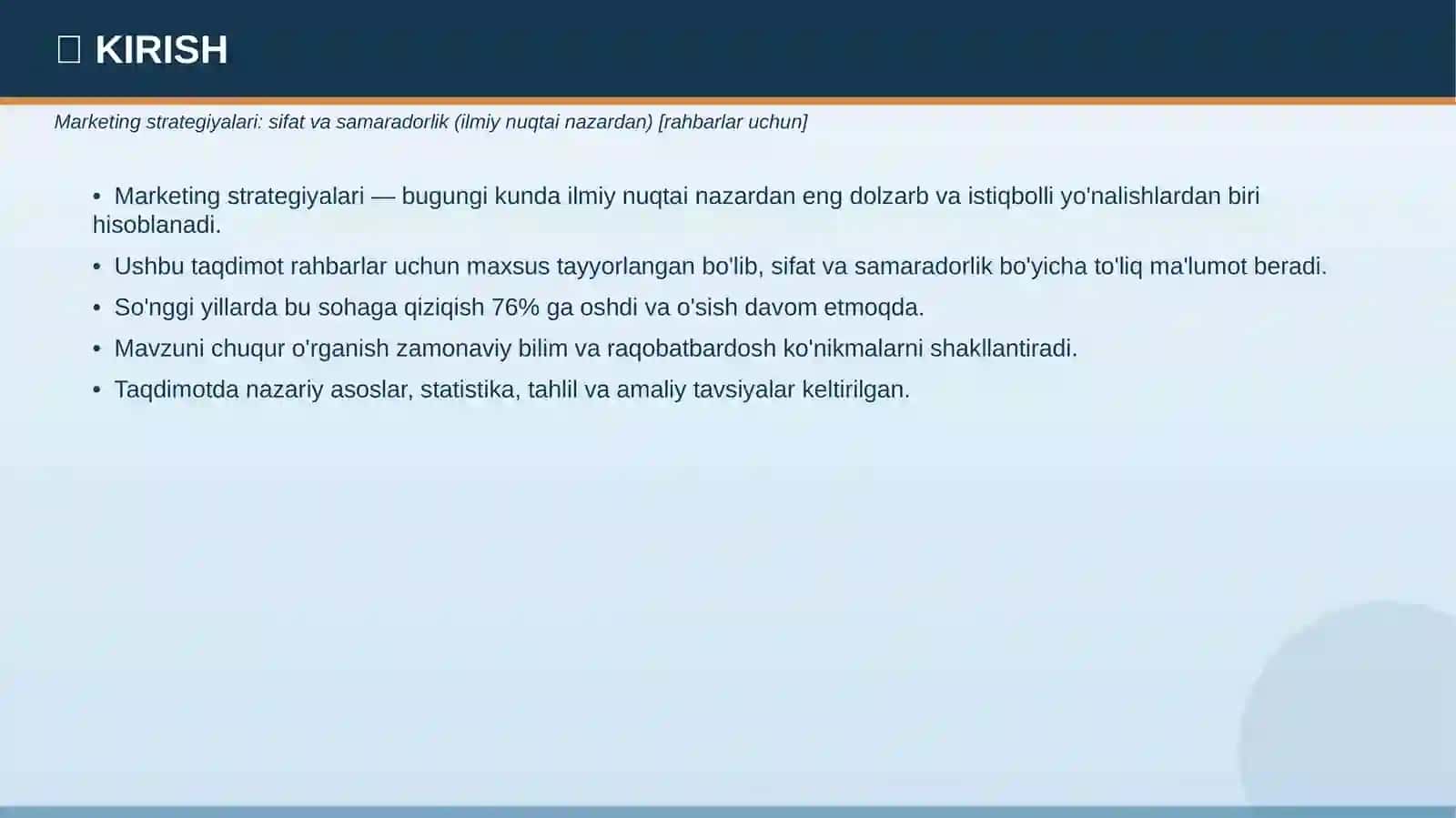 MARKETING STRATEGIYALARI 3