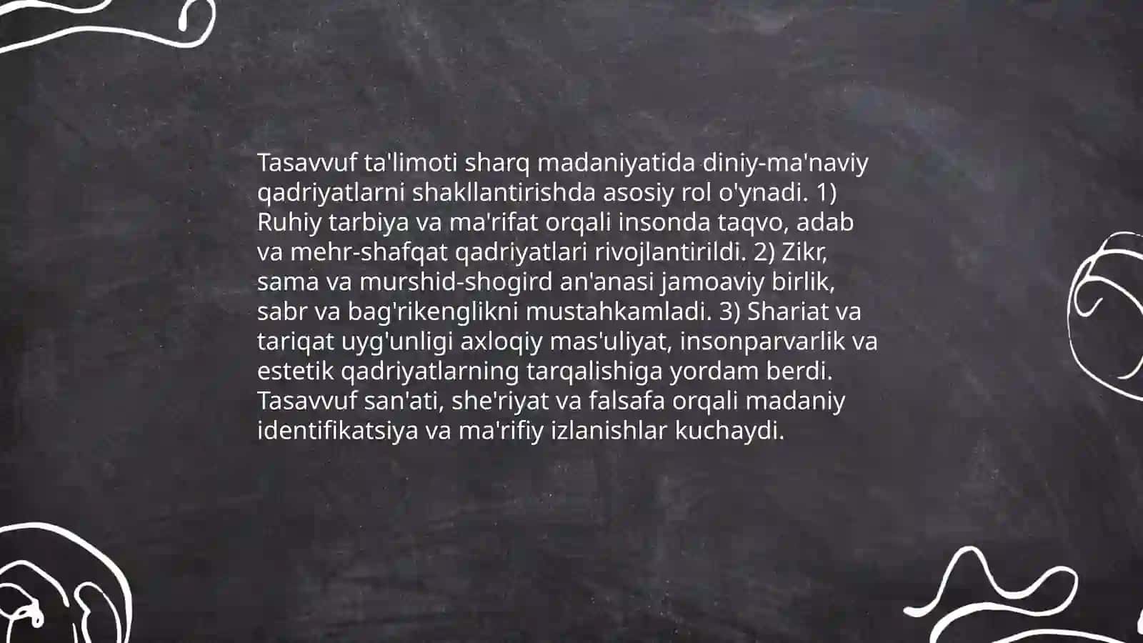 Tasavvuf Ta'limoti Sharq Madaniyatida 3