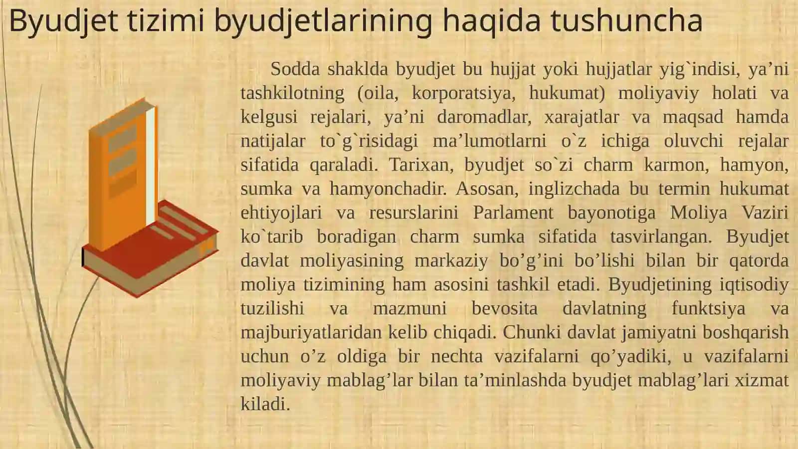 BYUDJET TIZIMIBYUDJETLARINING MOHIYATI 3
