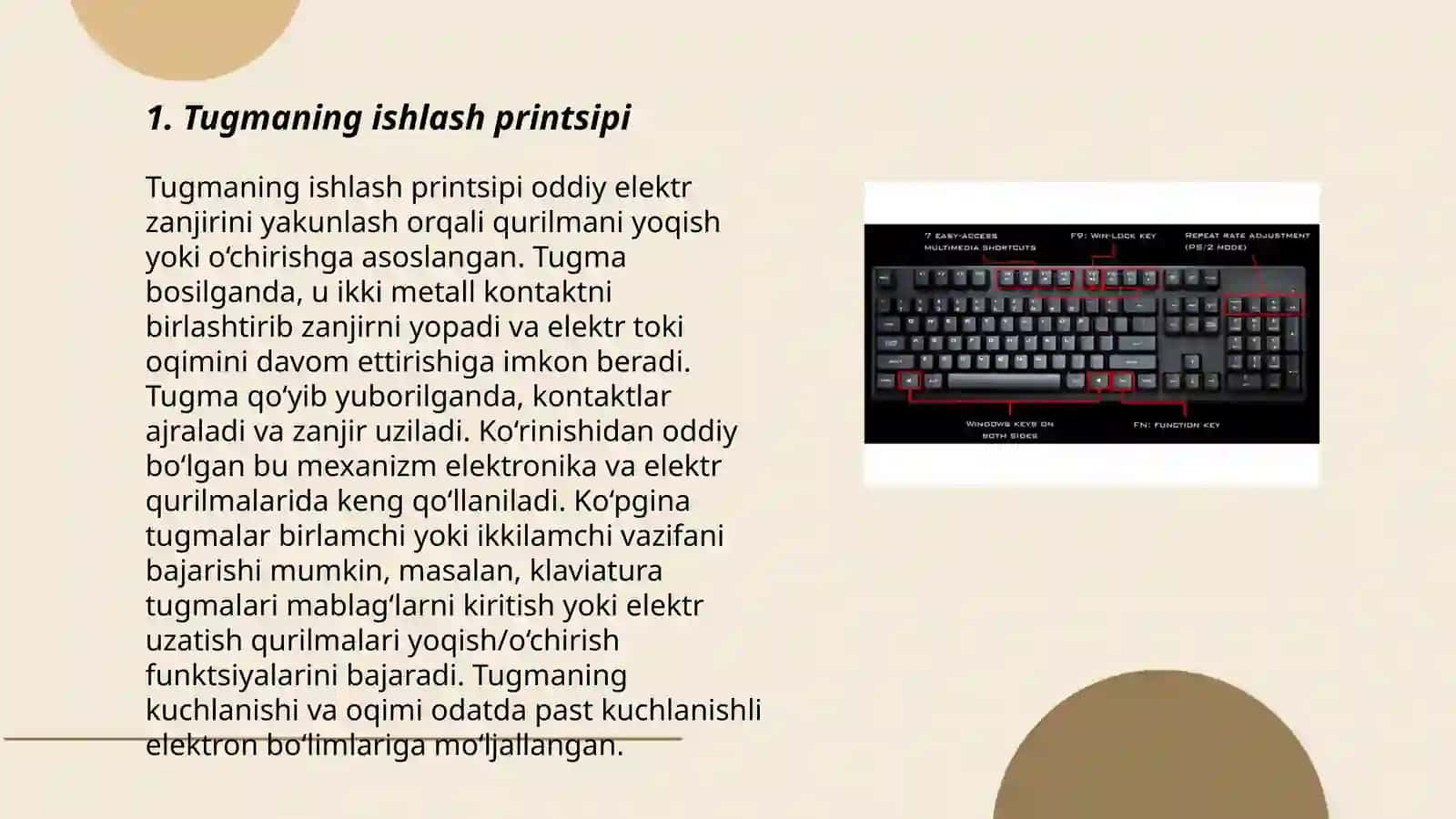 Tugma.Yoruģlik diodnini yoqish misolida tugmaning bosilishiga ishlov berish 3