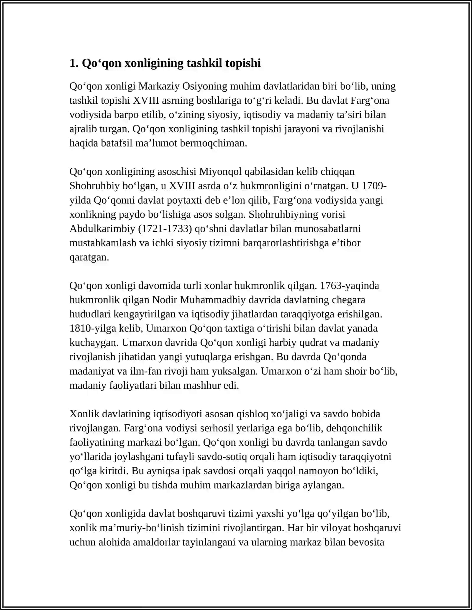 QO‘QON XONLIGINING ROSSIYA TOMONIDAN BOSIB OLINISHI 3