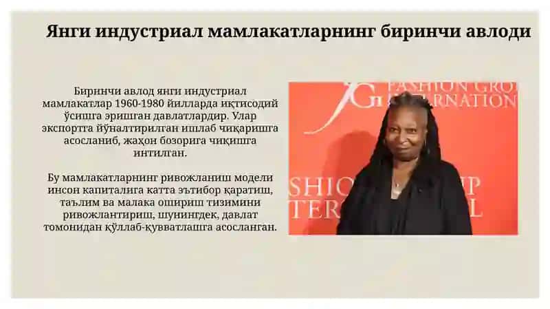 Янги индустриал мамлакатларнинг биринчи авлоди 3
