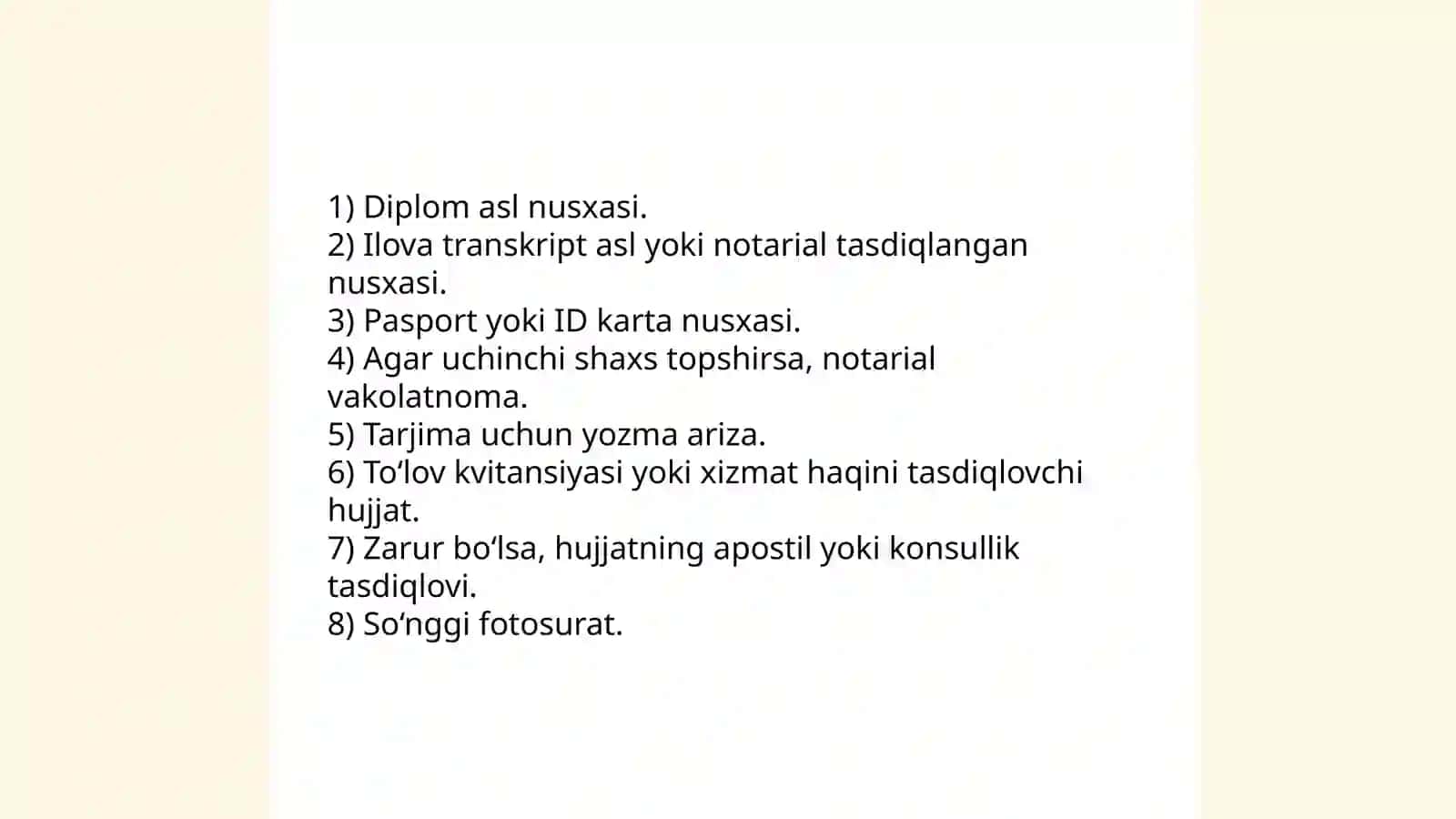 Rasmiy matnlar tarjimasi (Diplomlar) 3