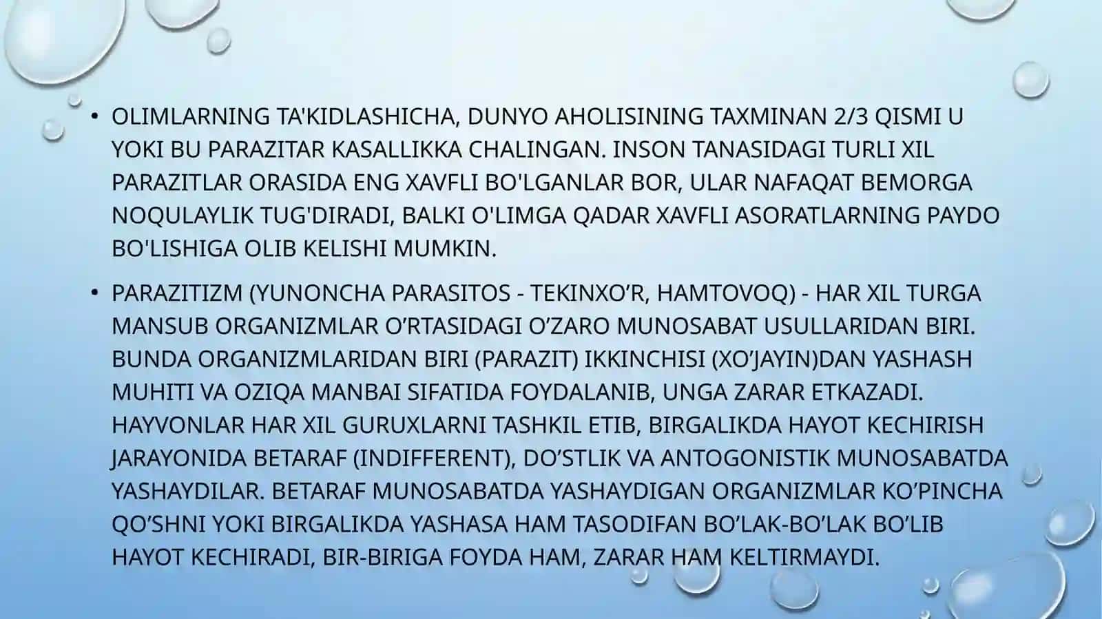 Parazitik kassalliklar 3