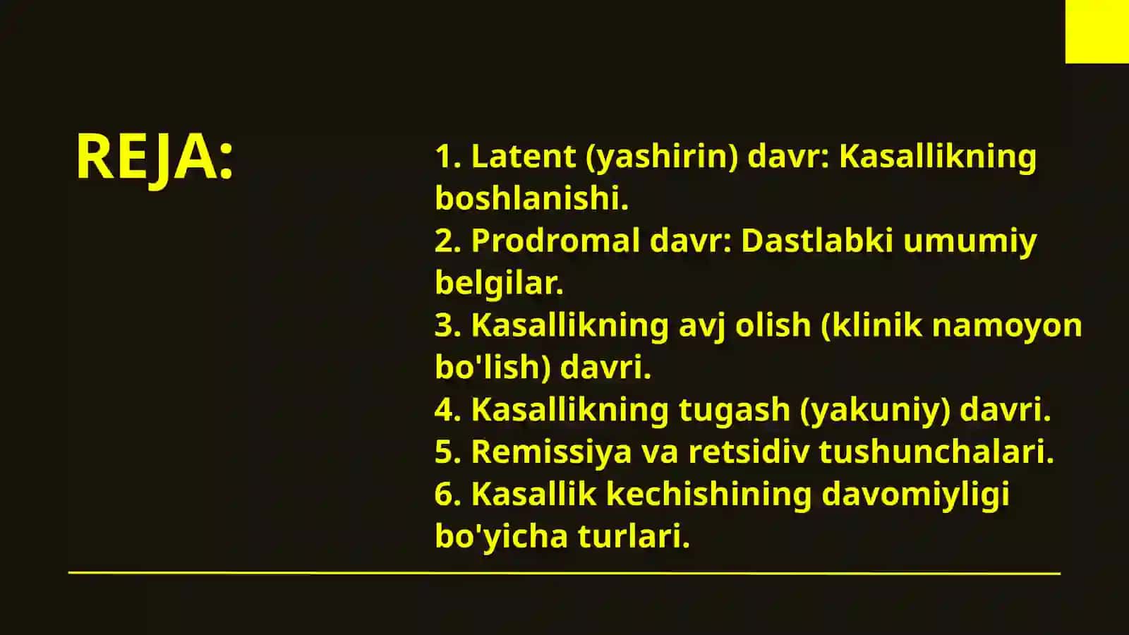 KASALLIK DAVRLARI 3