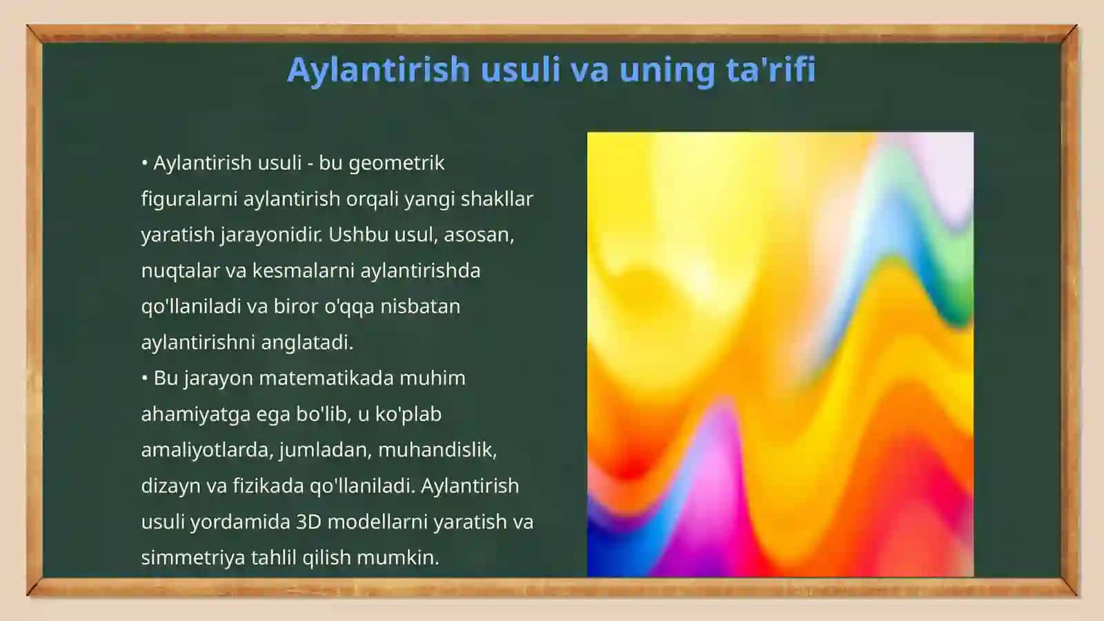 Aylantirish usuli 3