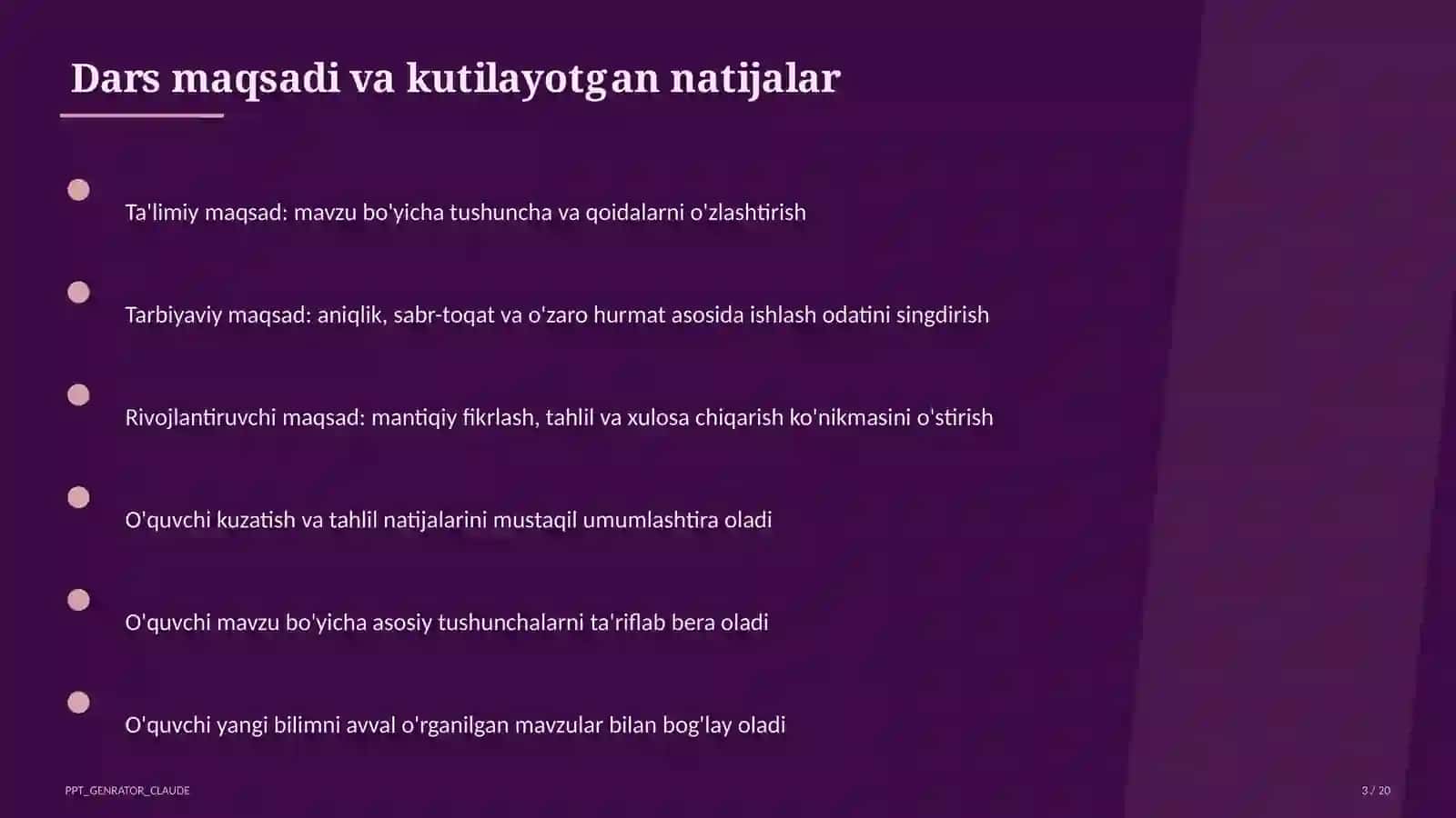 Axborot huquqi va shaxsiy ma'lumotlar himoyasi (11-sinf) 3