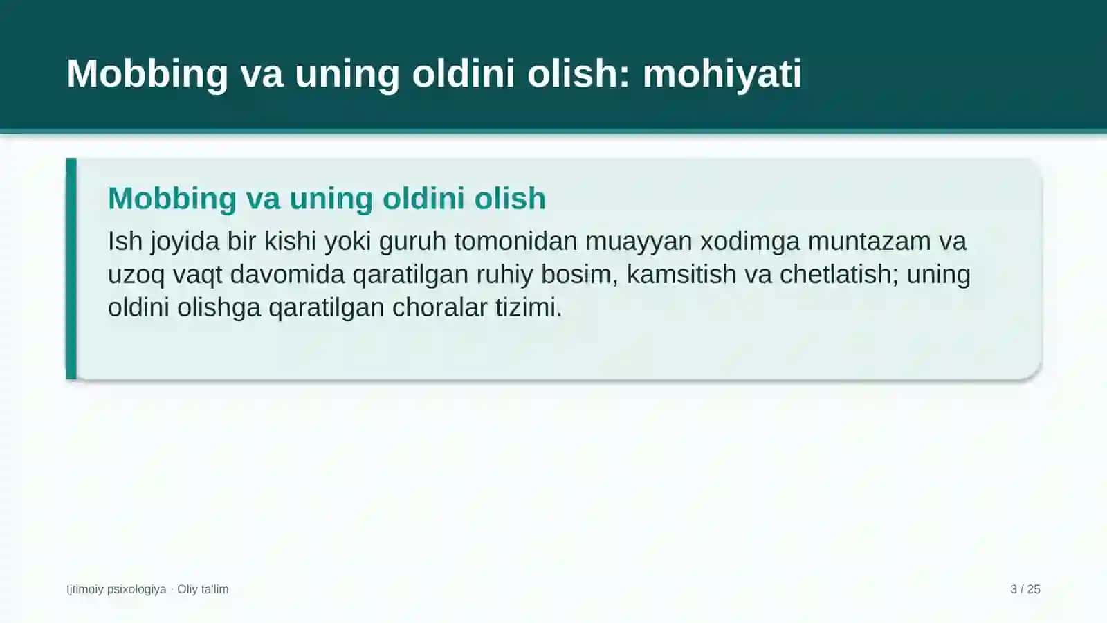 Korrupsiyaga qarshi kurashish organlarida mobbing va uning oldini olish 3