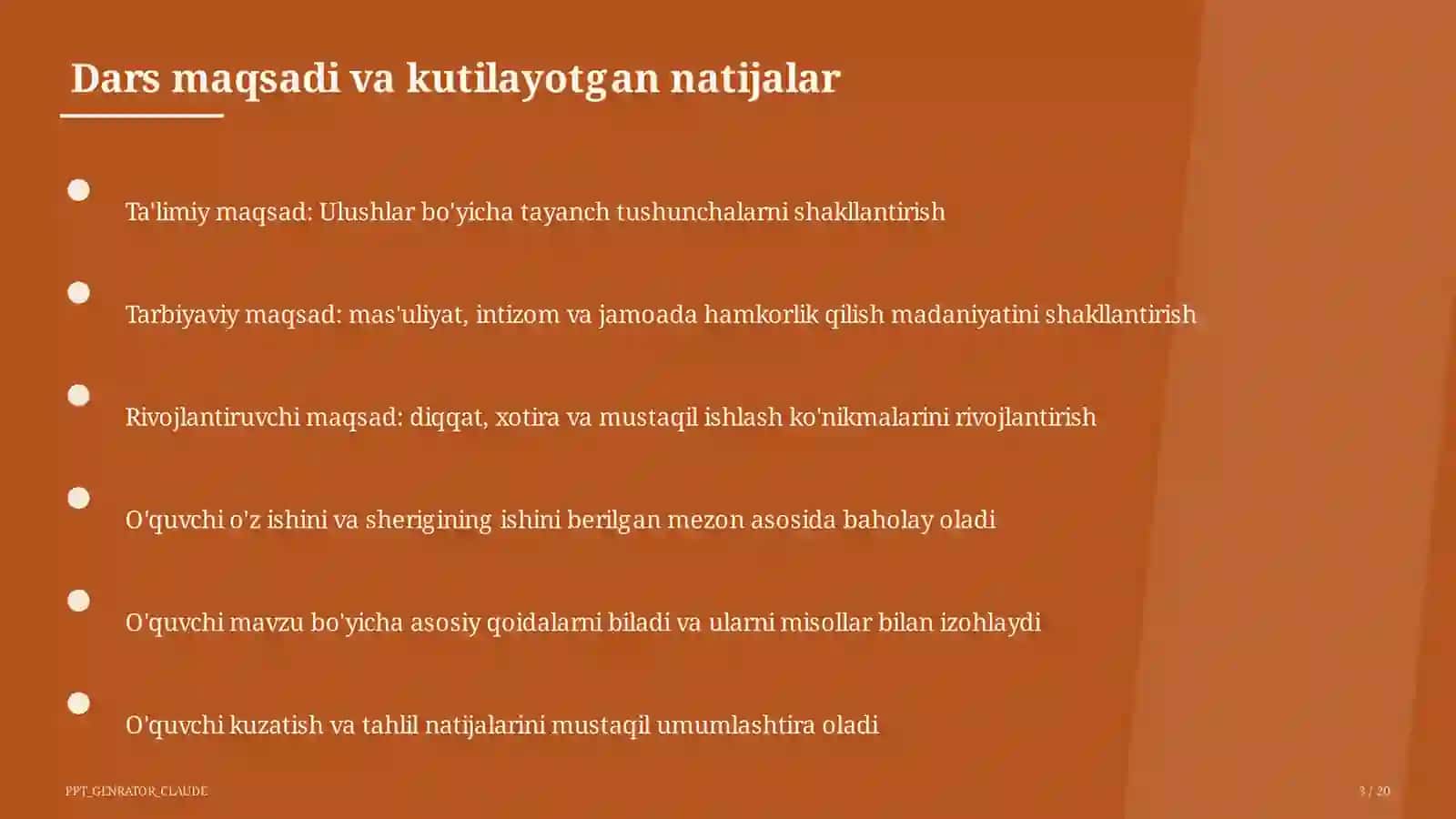 Ulushlar (3-sinf) 3