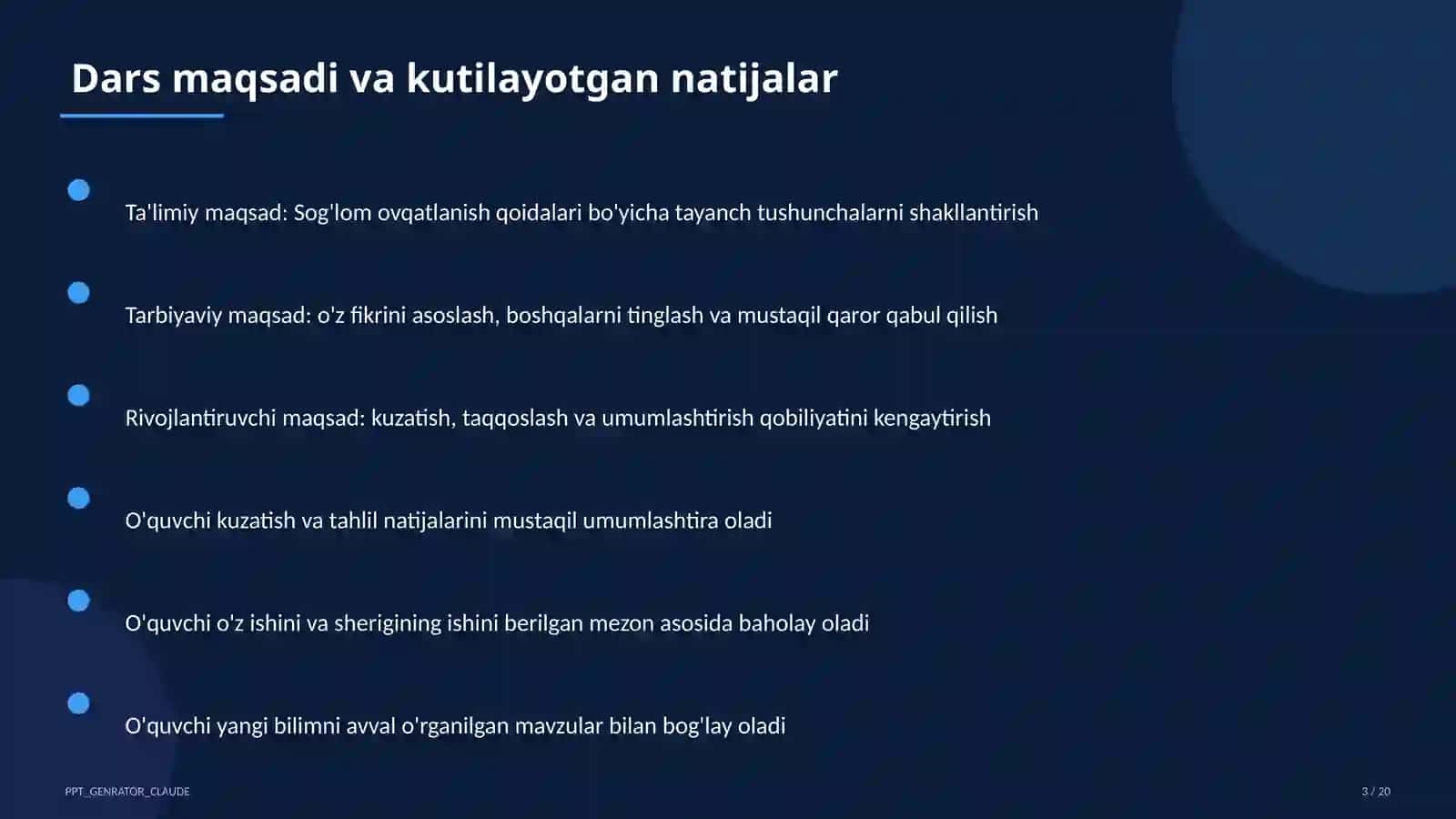Sog'lom ovqatlanish qoidalari 3