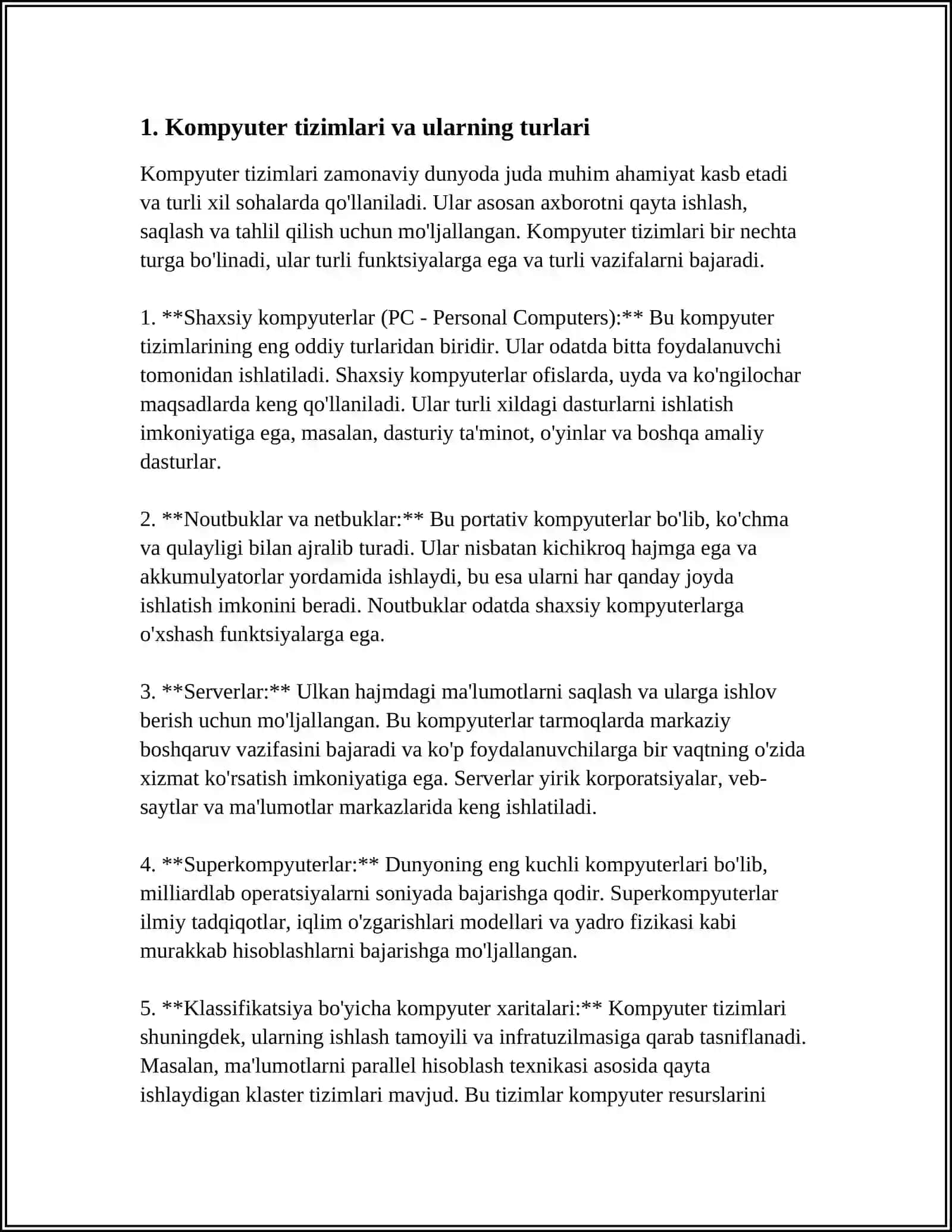AXBOROT TEXNOLOGIYALARING TEXNIK VOSITALARI 3