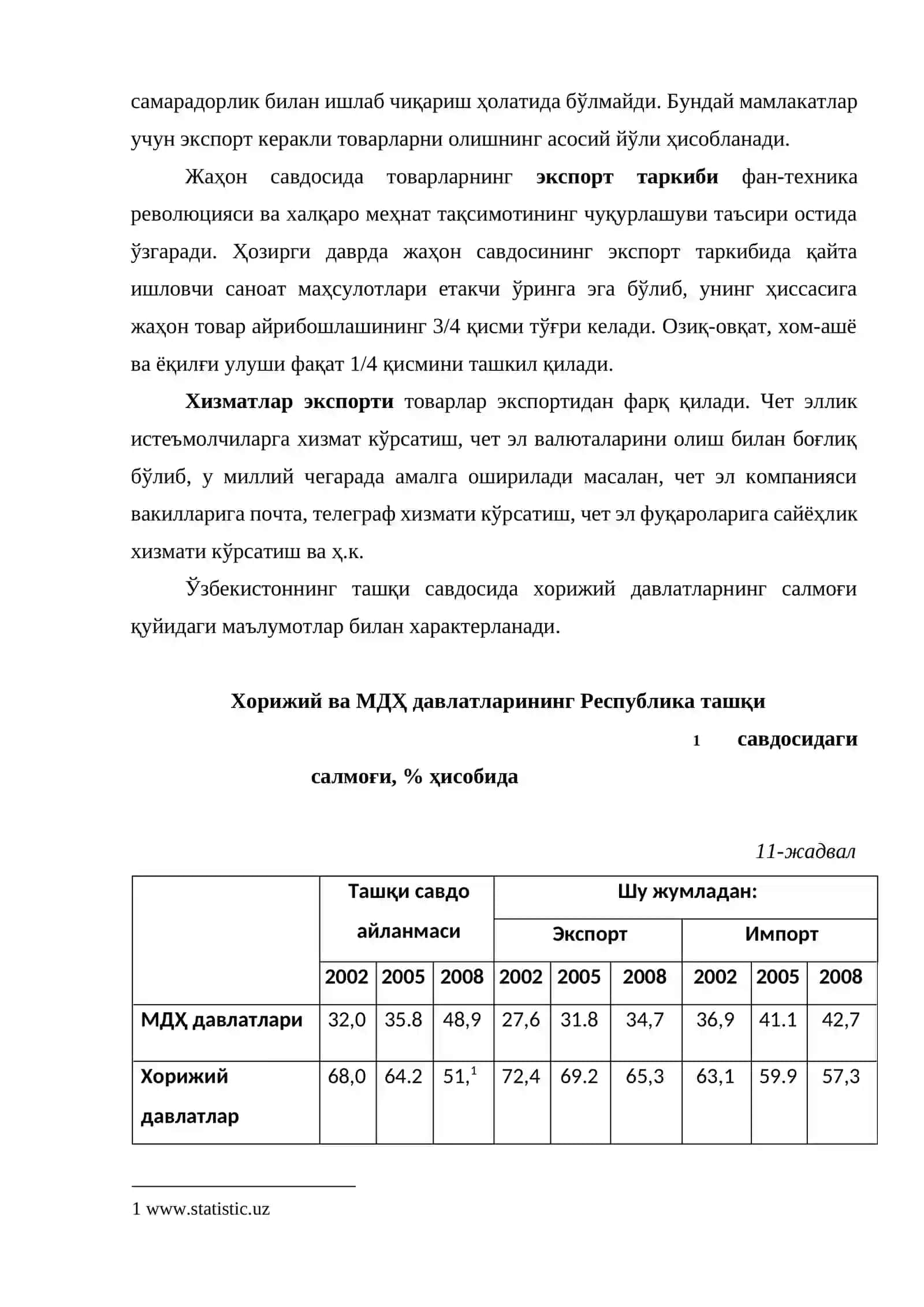 Халқаро савдо. Халқаро валюта ва кредит муносабатлари 3