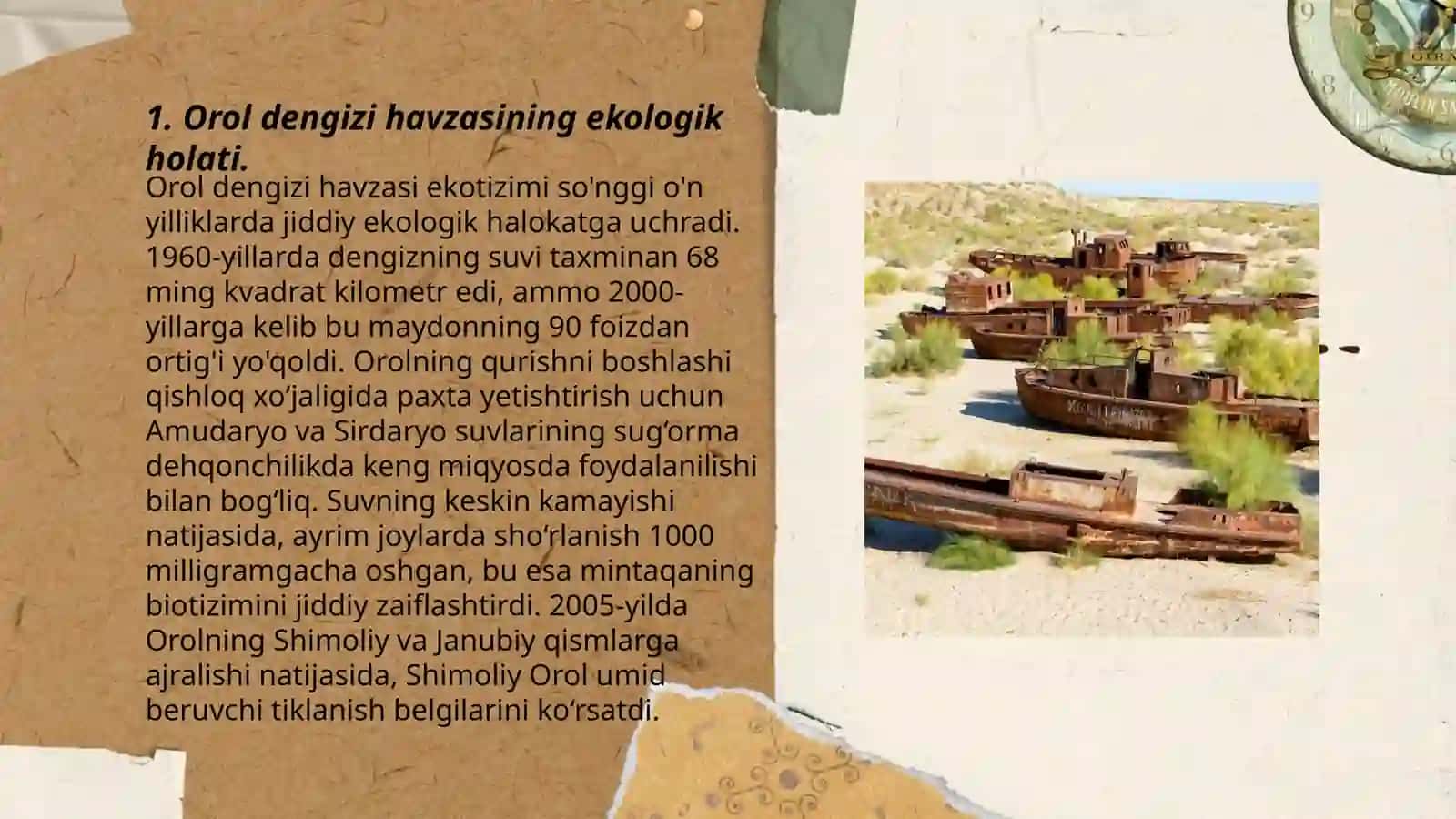 Orol dengizi havzasida ekologik turizmning rivojlantirish yo'llari 3